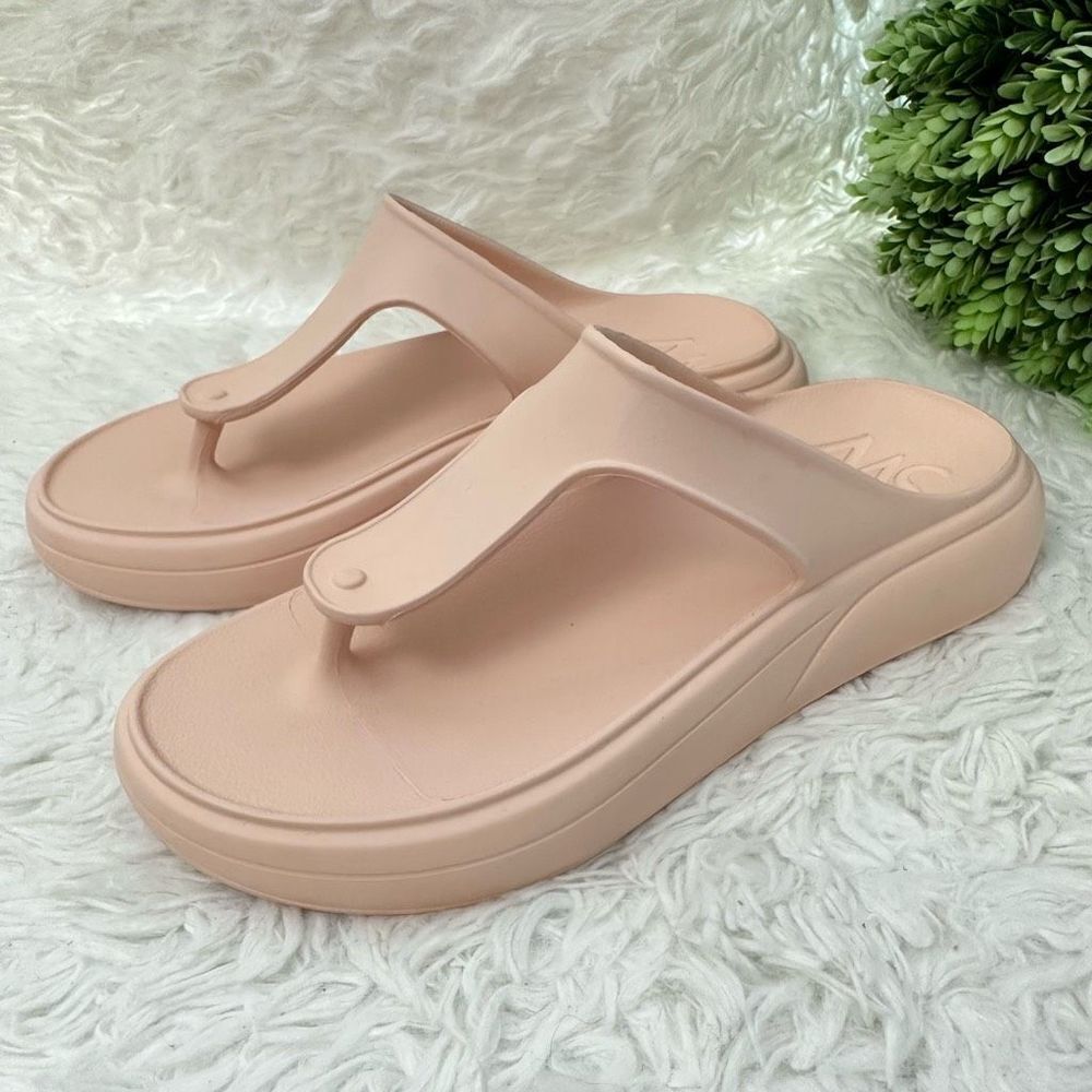 Stuart Weitzman Stuflex‎ T Strap Sandals in Rosewater Womens size US 7 B New - Picture 4 of 8